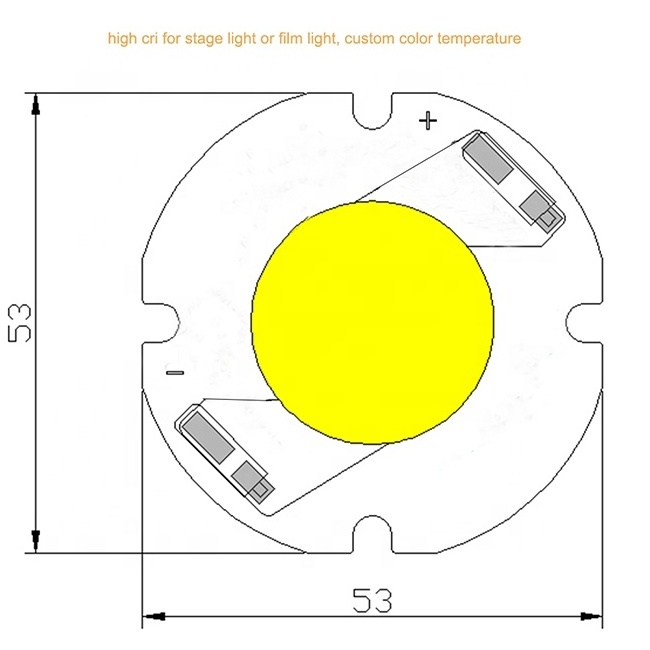 Custom cob led 35 vdc120/140 lens daylighting copper base 100w cob led chip