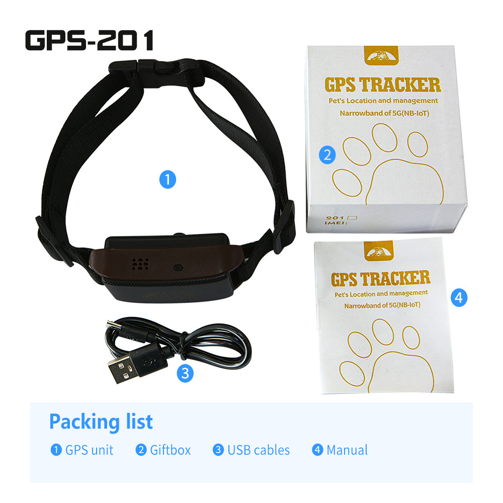 Smart Pet Tag Pet GPS Tracker Dog Cat Collar Water-Resistant GPS Callback Function on APP gps tracking system