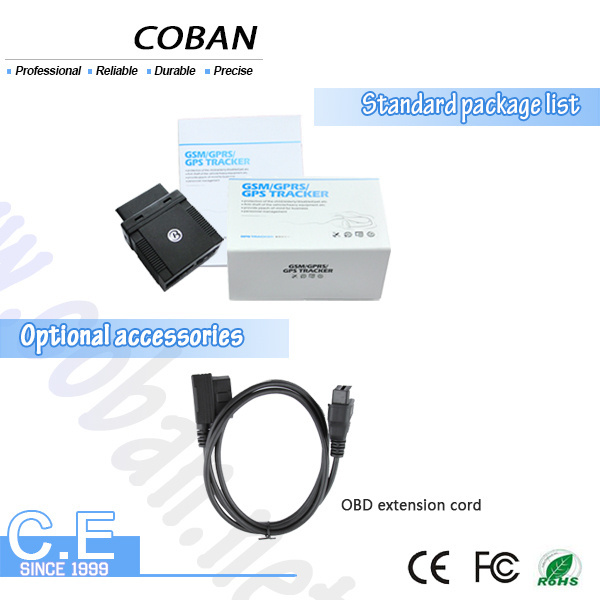 google maps plug n play car tracker OBDii , OBD ii gps tracker with fuel detect and mileague record