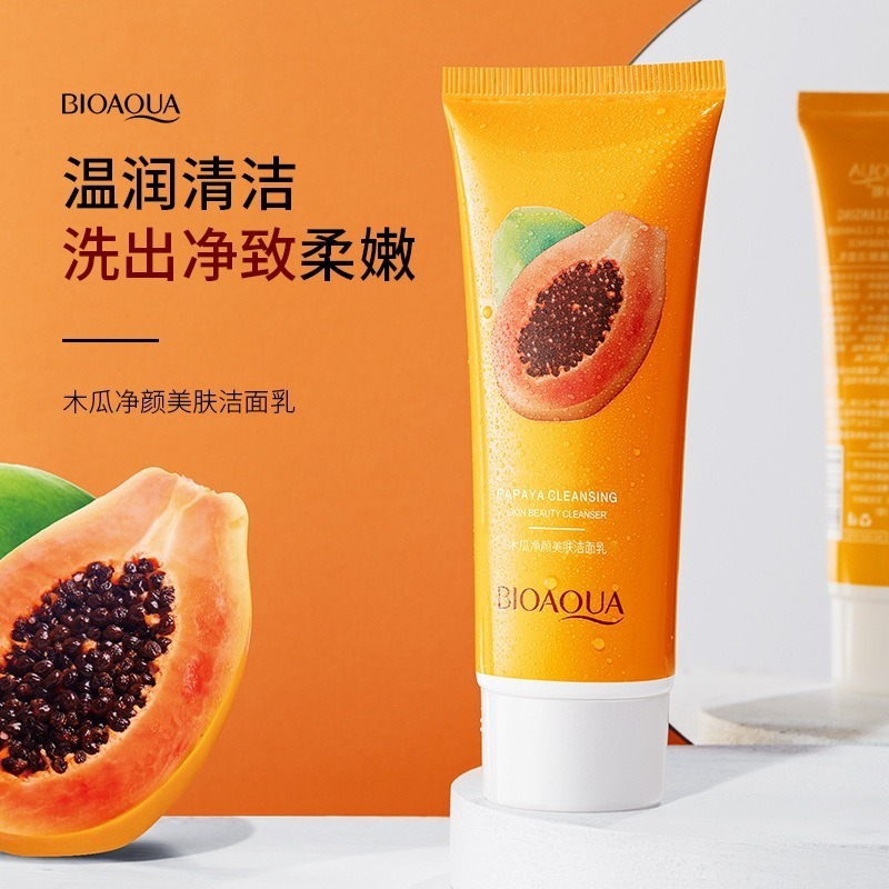 Papaya Face Cream & Lotion Gentle and Effective Face Wash for Skin Care