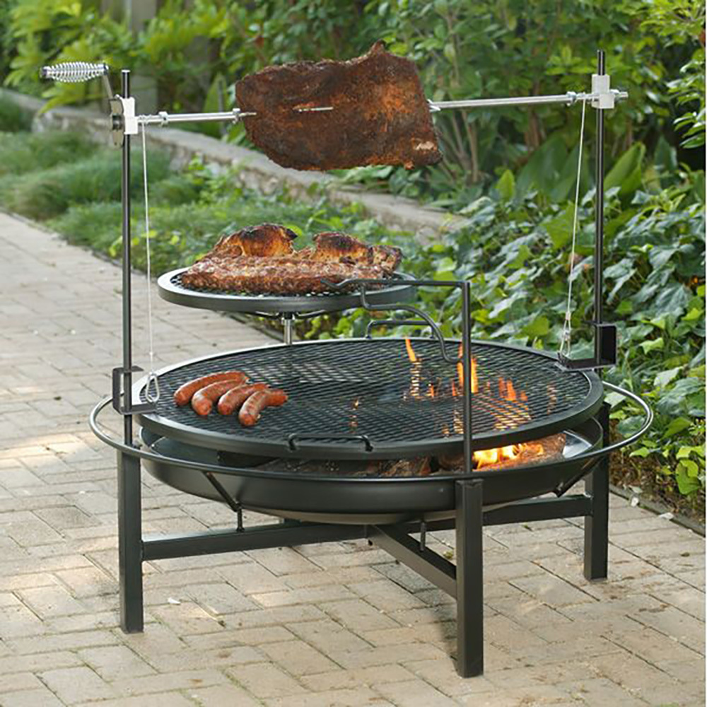 Multifunction Fire Pits Wood Burning BBQ grill Outdoor Fire pit