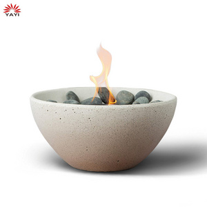 Clean-Burning Tabletop Fire Bowl Ethanol Indoor Outdoor Smokeless Fire Pit