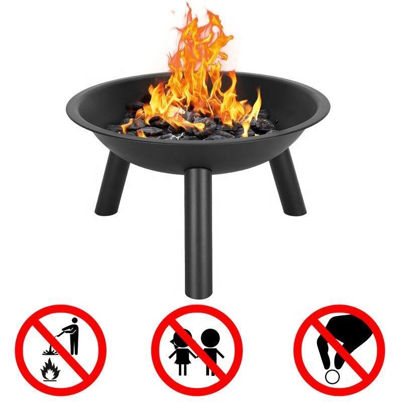 Outdoor Walsenburd Cast Iron Wood Burning Fire Pit