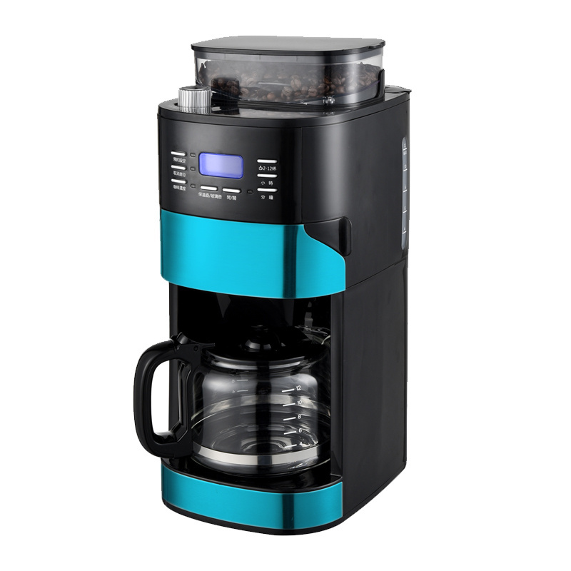 2-12 cups Drip Coffee Maker With Grinder And Keep Warn