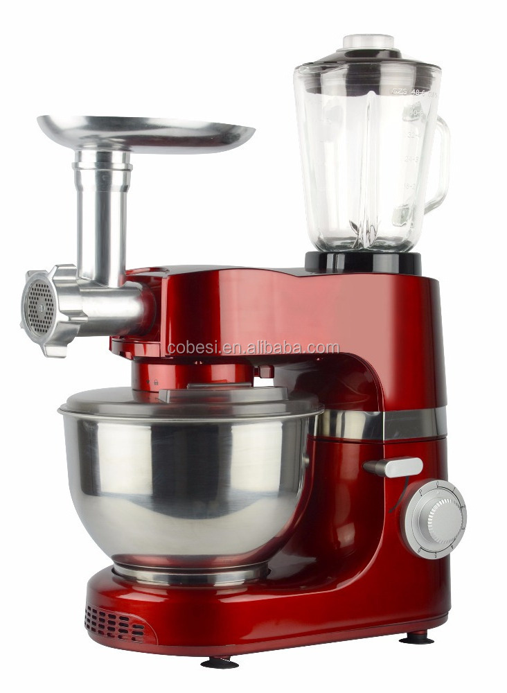 Food mixer stand mixer kitchen machine kneading machine 3 in 1 with blender grinder