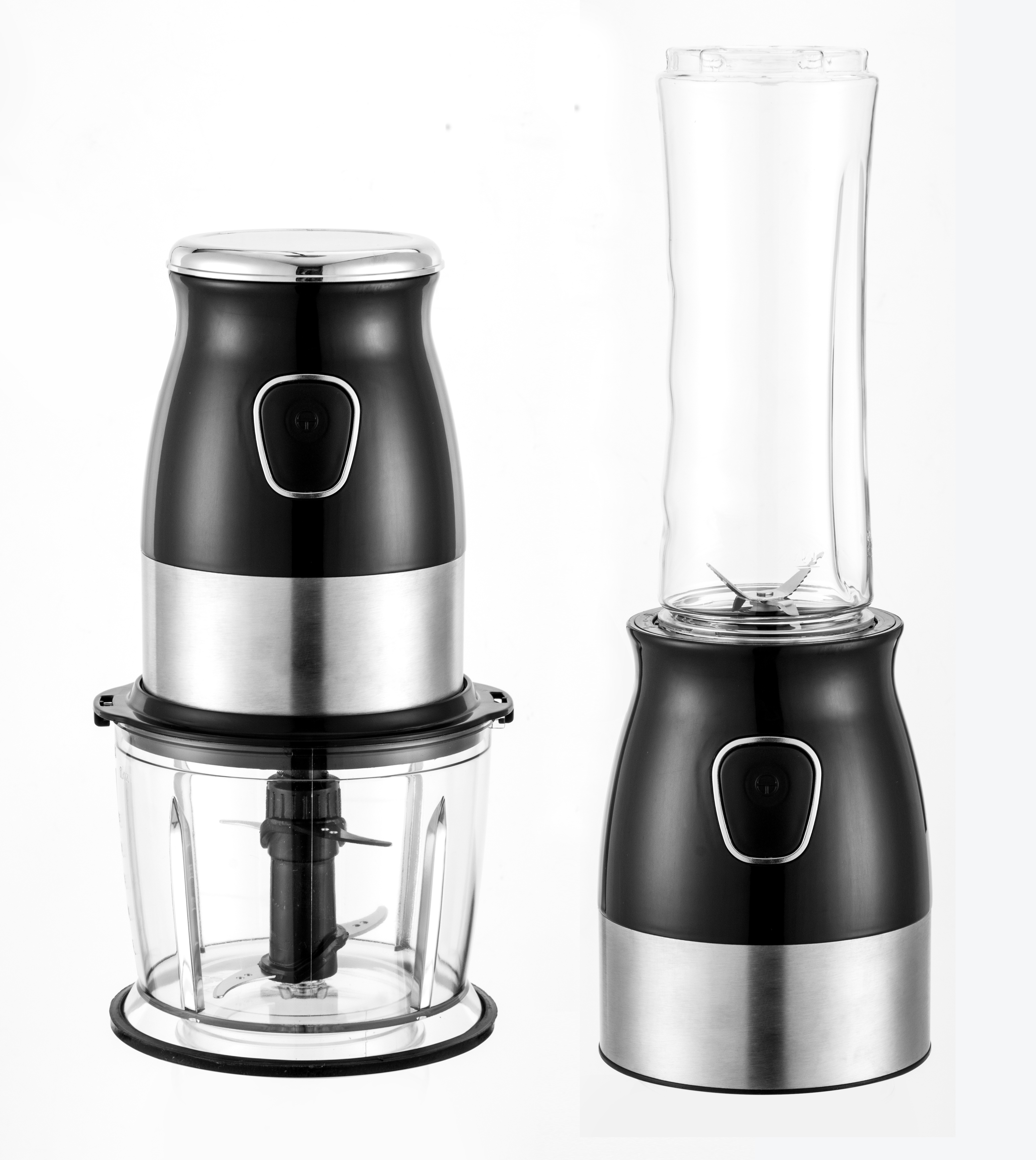 Hot Sell Multi-function Food Chopper Stainless Steel 304 Blade Vegetable Chopper 1.8L Glass Bowl Food Processor