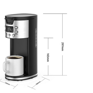 Portable Drip Coffee Maker Automatic Portable 3 Cups Drip Coffee Maker Removal Capsule Adapter Drip Automatic Coffee Maker