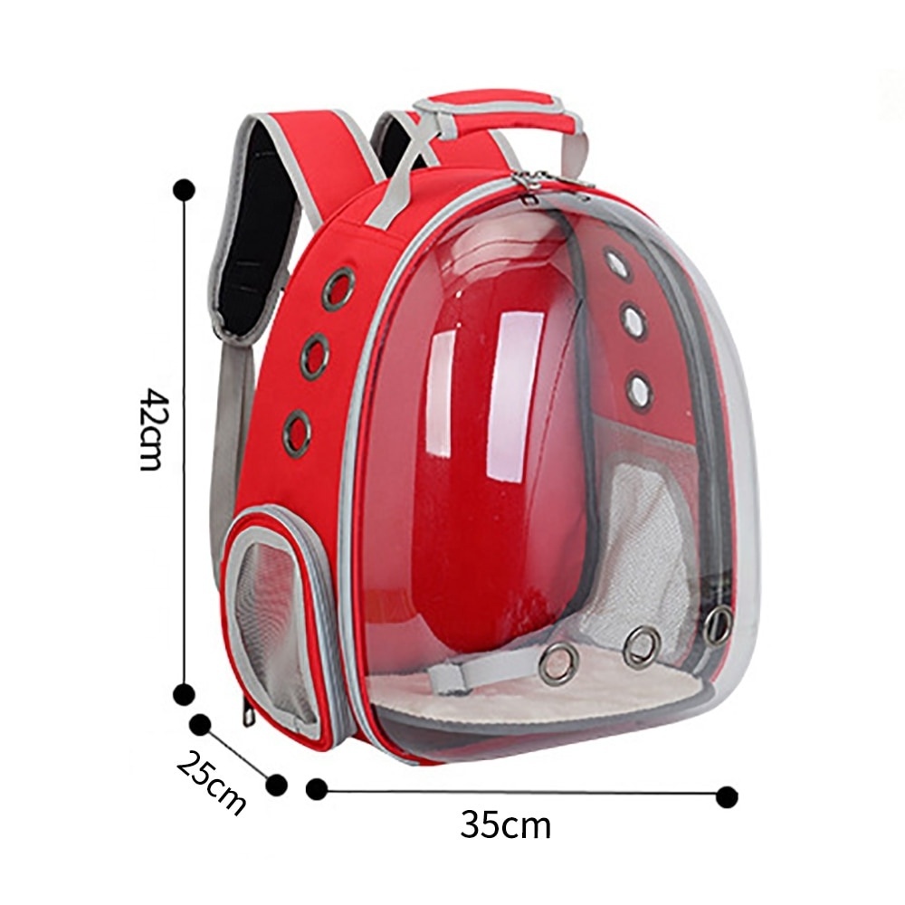 Multi-functional Pet Dog Cats Travel Space Bag Backpack For Puppy Dog Back Pack Transparent Carriers Pet Cages