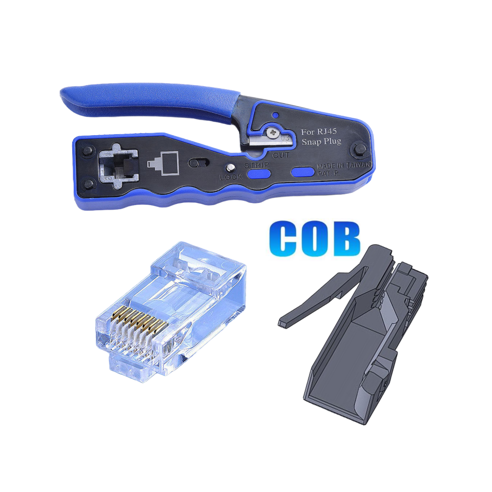 LAN Cable Termination Tool RJ45 Crimping Pliers for Network Setup