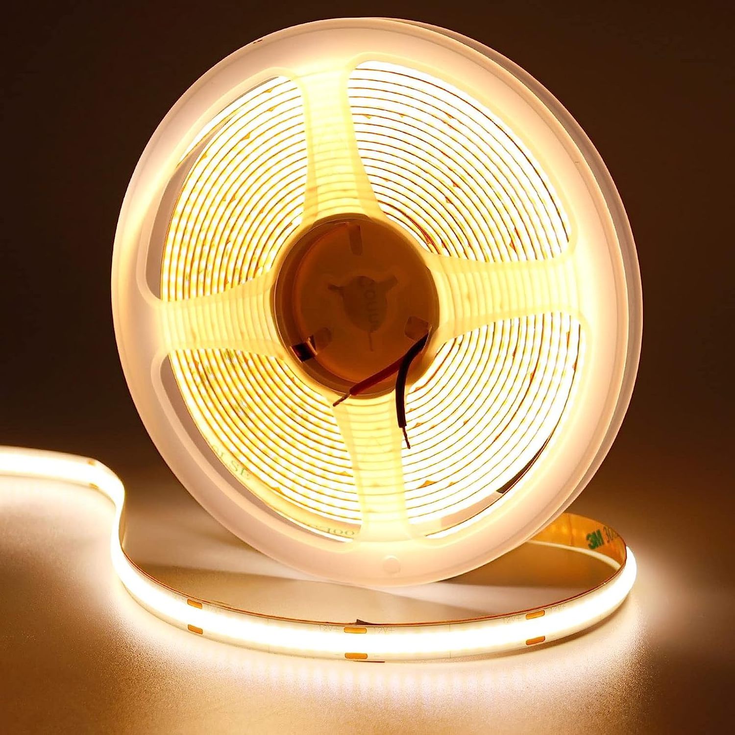 High Brightness Cob 8Mm Wide Led Strip Light  Bathroom Vanity Lighting