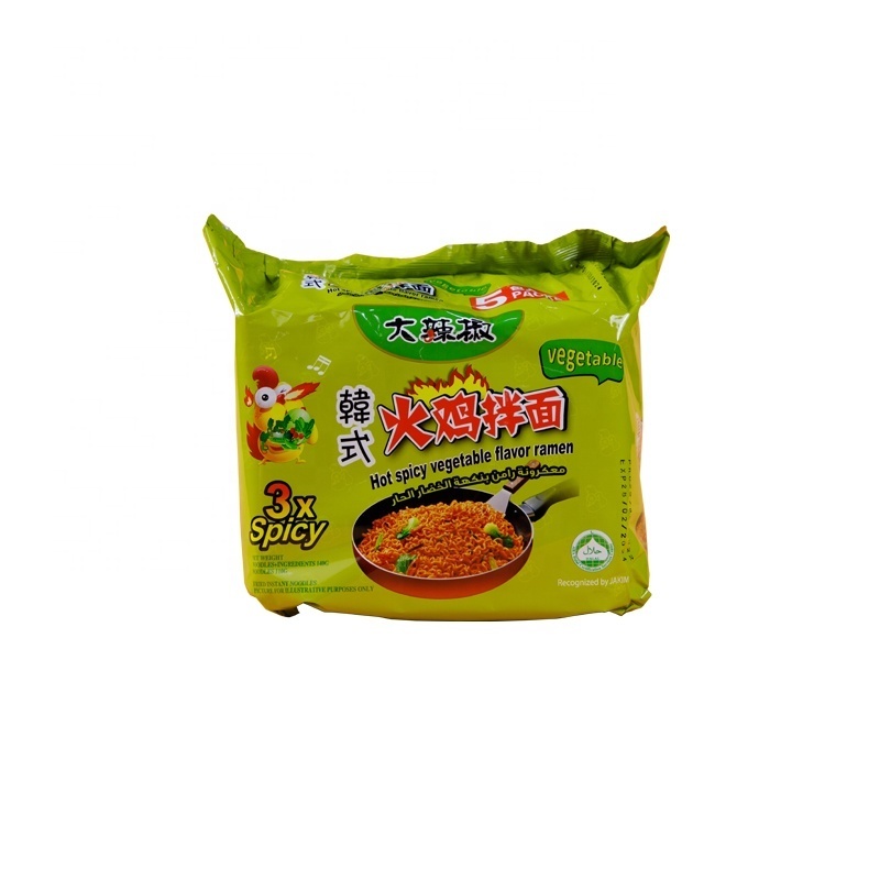 Instant style crispy noodles packet cheese korean noodles