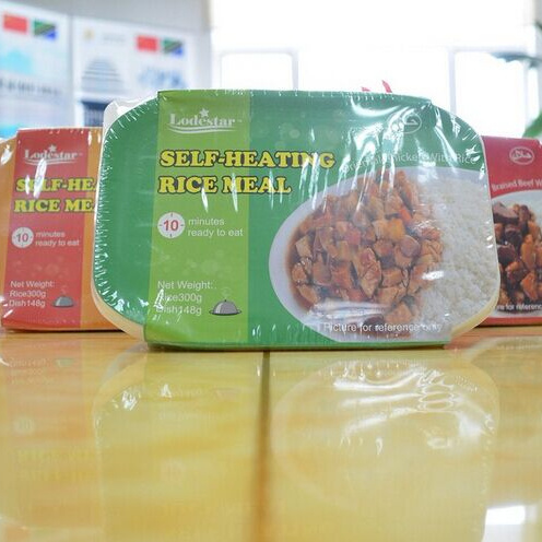 self heating Rice HALAL Instant Meal for Emergency Survival