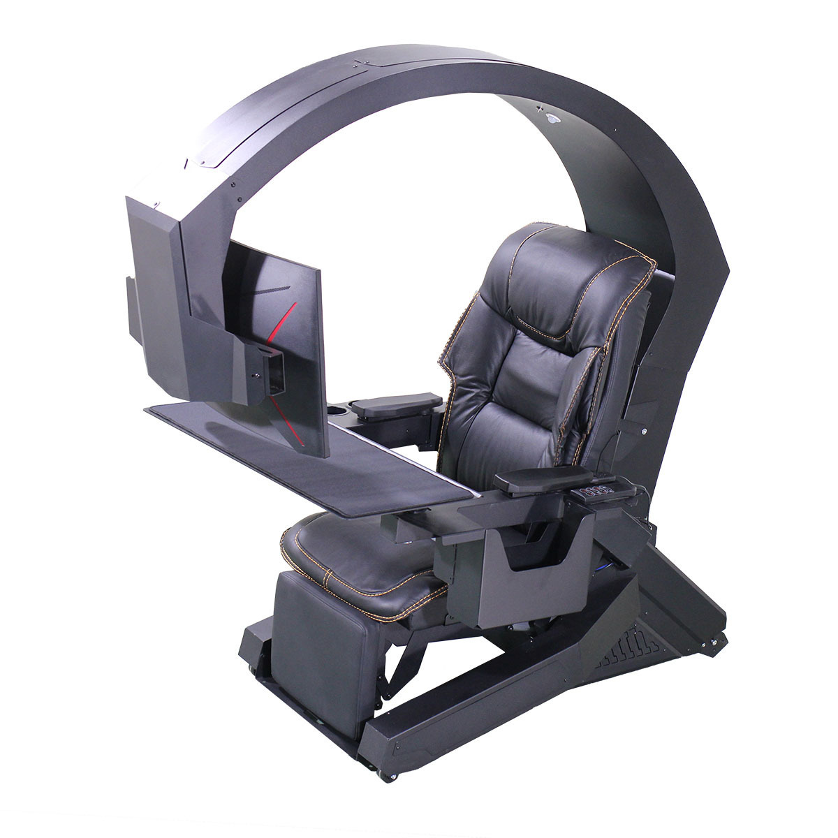 IW-320 Zero gravity recline workstation chair  GIMI gaming COCKPIT , works triple FIVE monitorS Tilting rig imperator VR IW320