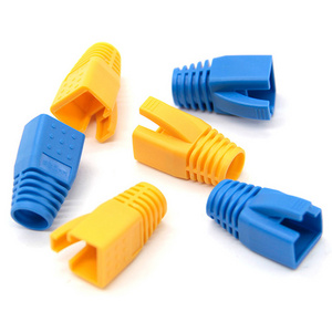 Hight quality Network Entherent rj45 connector plug boot cat6a cat7 cat8 RJ45 Plug Jack Boots Cover