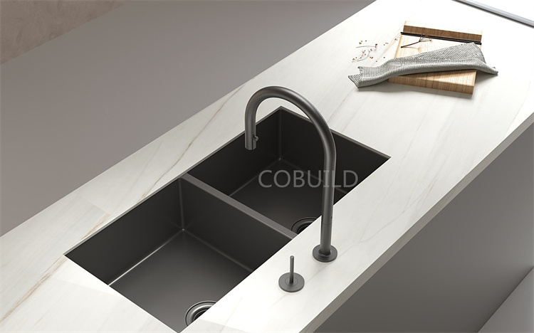 Faucet factory single level metered faucets contemporary pull down black kitchen faucet