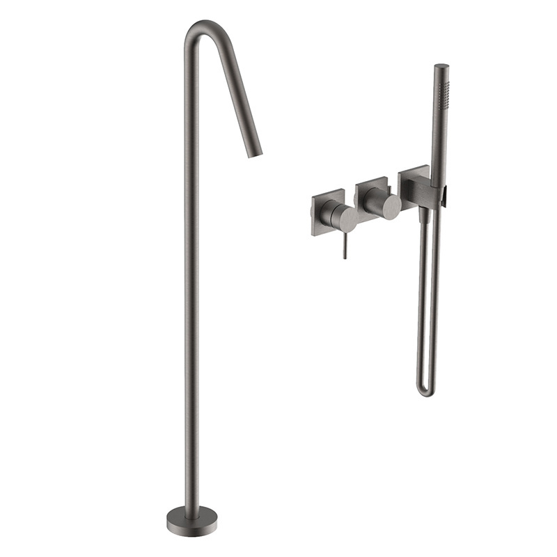 Single leg freestanding bathtub faucet single lever slipper bath tub faucet