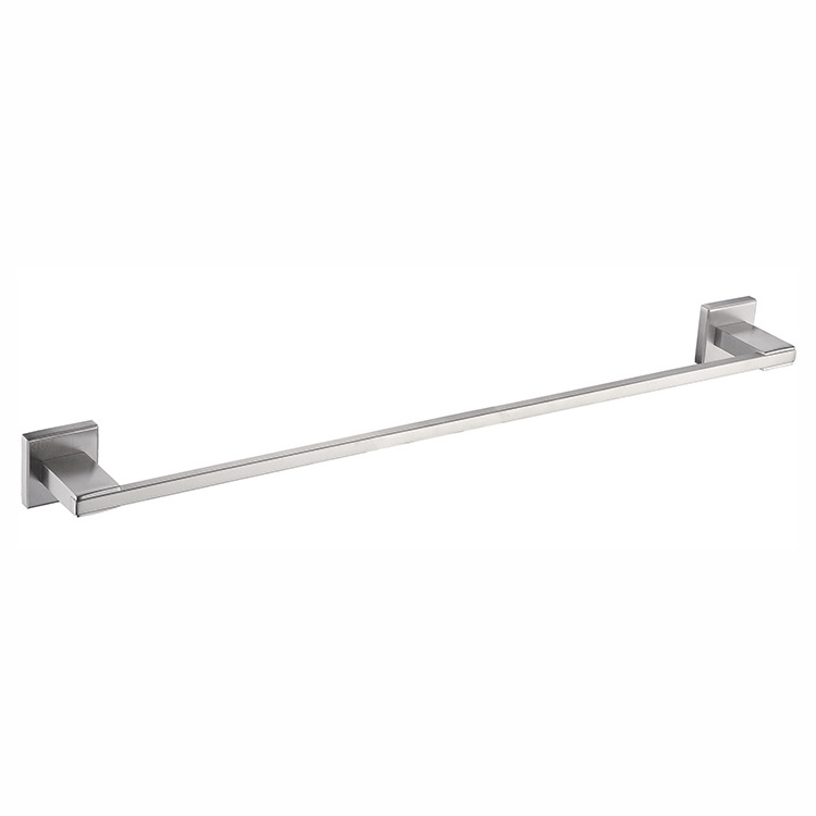 New style hotel stainless steel towel rack with hook chrome finish