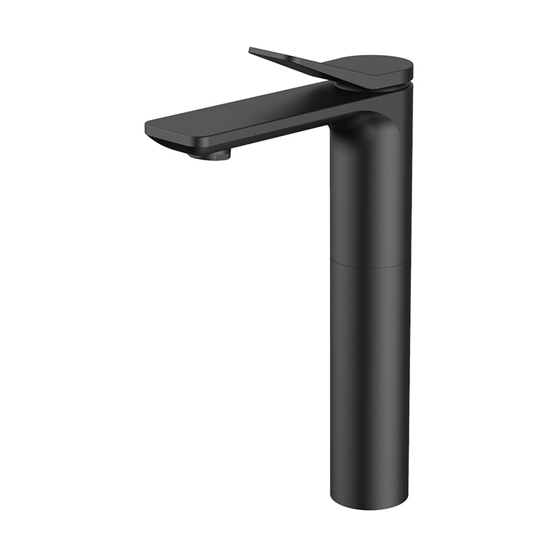 luxurious bath shower bathroom faucet high black single lever bathroom sink faucet