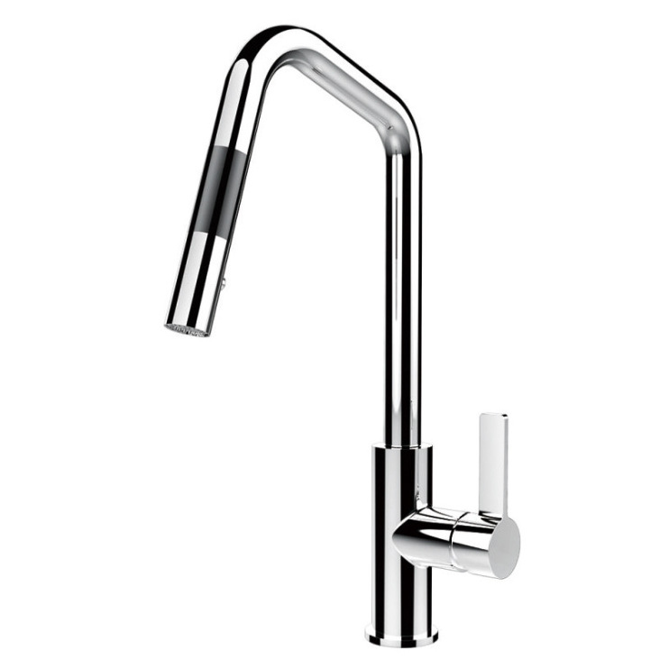 Kitchen Faucets Taps Hot and Cold Water Inlet Pipe Brass Kitchen Faucet