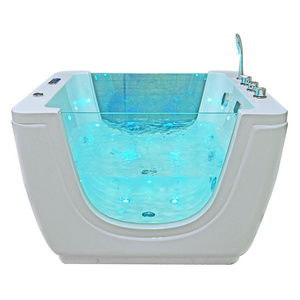 Ozone thermostatic baby spa bath tub indoor  float whirlpool spa led massage baby spa bathtub