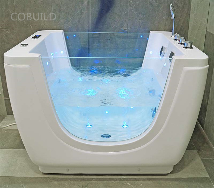 Indoor babi spa tub bath ozone thermostatic baby floating bubble spa led whirlpool massage baby spa bathtub