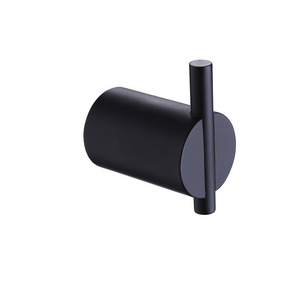 Wall mount  matte black 304 stainless steel robe hook bathroom accessories coat hook