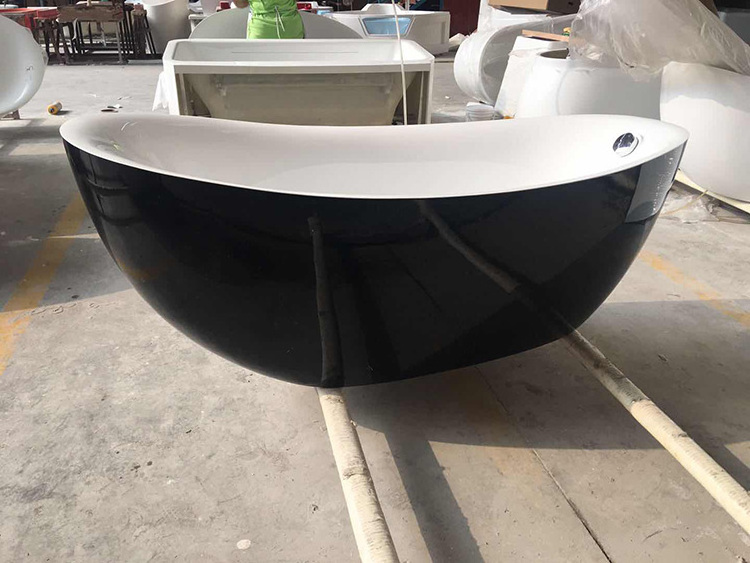 K-509 Oval free standing One Person Designs Acrylic White Romantic Bathtub With Shower, Indoor portable soaking tub