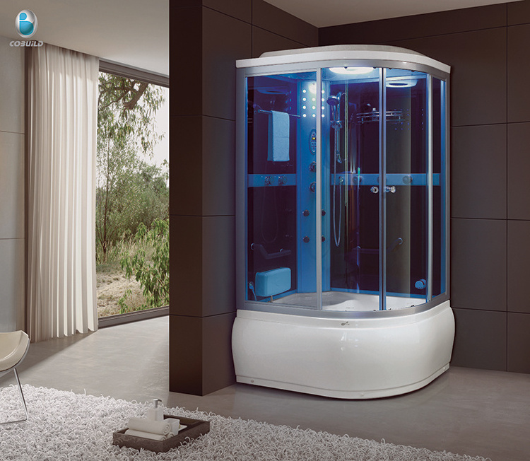 Fiberglass home used steam room personal shower steam room for sale