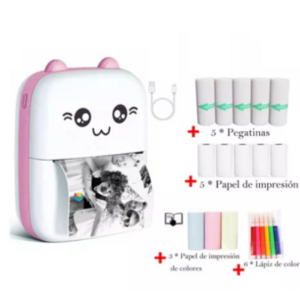 2024 Boys girls best gifts wireless thermal printer notes stickers Receipts photo picture portable mini printer C9