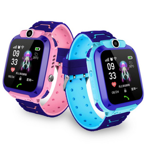 Kids Smart Watch Q12 SOS Antil-lost Smartwatch Boys Girls SIM Card Clock Call Location Tracker Waterproof Q12 Kids Watch