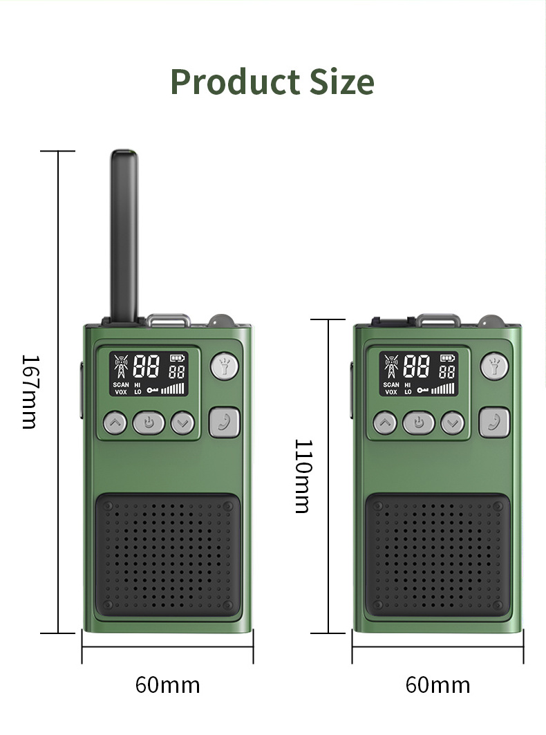 2023 Wireless Intercom Outdoor Hiking Adventure 1000 Mile Range Distance Portable Comunicador Walkie Talkie Toys for Kids