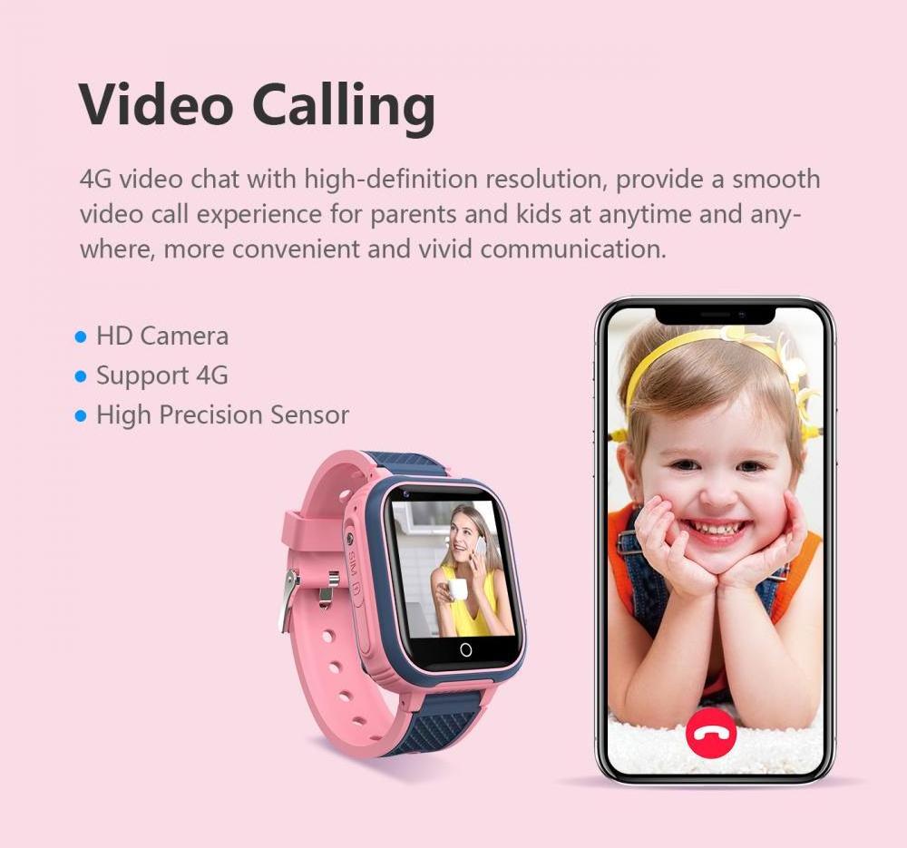 Smart Watch 2022 SIM Card Support LT21 Sports Child Smartwatch Phone for Kids GPS Android Smart Watch Kids 4G Video Call