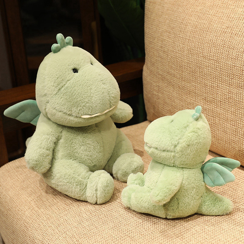 Factory direct sales small flying Dragon Plush dolls cute wings Dinosaur plush toys Wholesale Custom claw machine dolls gift