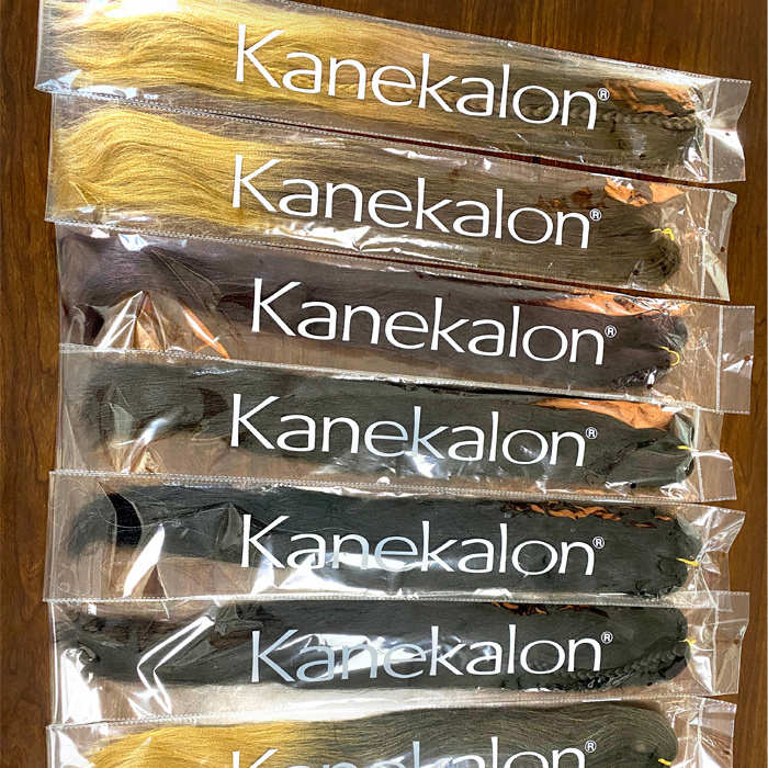 Private Label OEM & ODM Kanekalon Fiber Pre Stretched Braiding Hair, Layered End Easy Braid in Stock