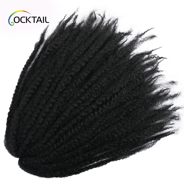 pre twisted afro kinky twist braid hair extension african kinky curly synthetic braiding hair, afro twist wave hair extensions