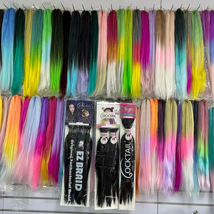 free sample 1x 2x 3x 4x Pre Stretched Braiding Hair,  Private Label OEM & ODM Layered End Easy Braid in Stock