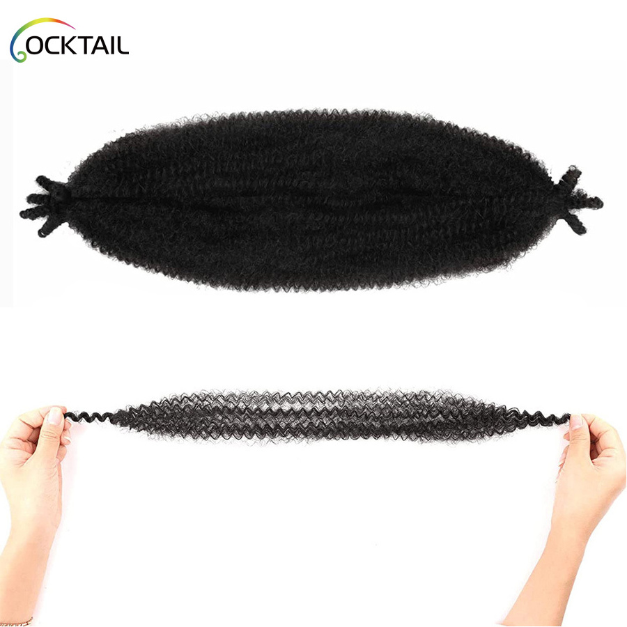 Factory Wholesale Pre-Separated Crochet Braids Hair Synthetic Marley Braiding Hair Afro Spring Twist