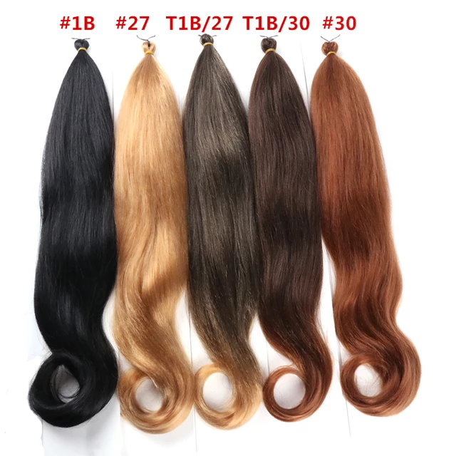 Imported Japanese fiber high temperature heat resistant yaki pony braiding hair, short synthetic wavy hair yaki pony braid