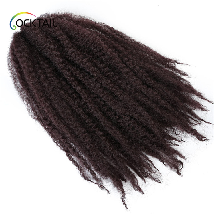 pre twisted afro kinky twist braid hair extension african kinky curly synthetic braiding hair, afro twist wave hair extensions