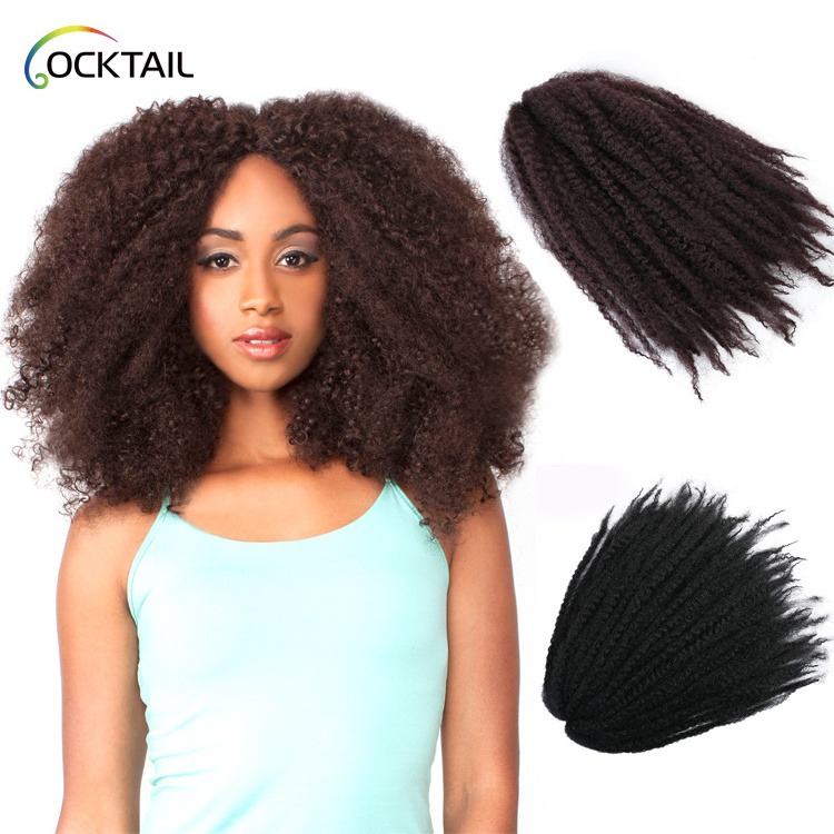 pre twisted afro kinky twist braid hair extension african kinky curly synthetic braiding hair, afro twist wave hair extensions