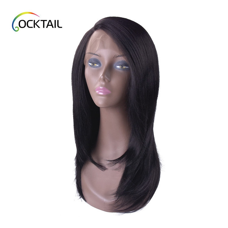 Imported japanese fiber heat resistant synthetic hair lace front wig, tangle free xuchang synthetic lace wig to kenya