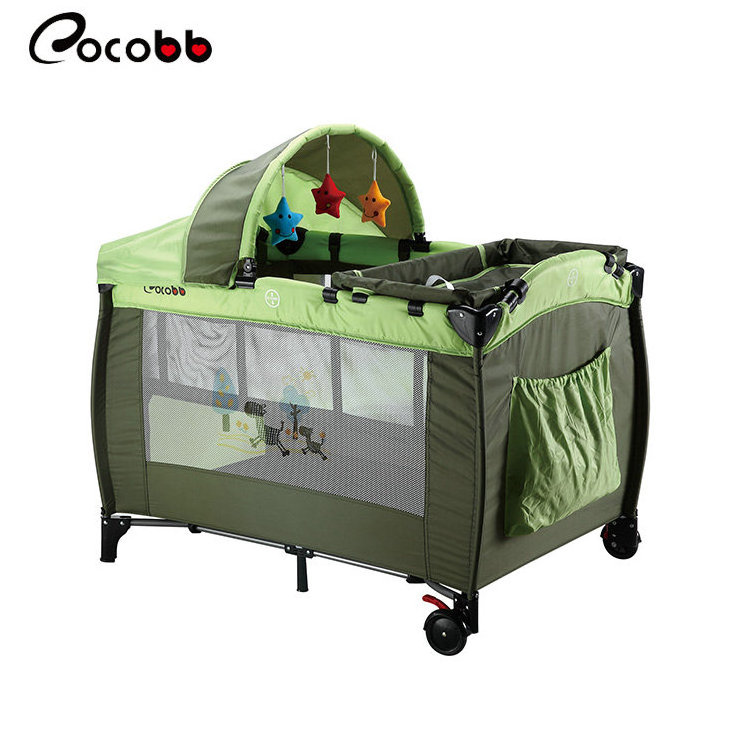 Eco-friendly foldable adult baby playard baby furniture playpen crib