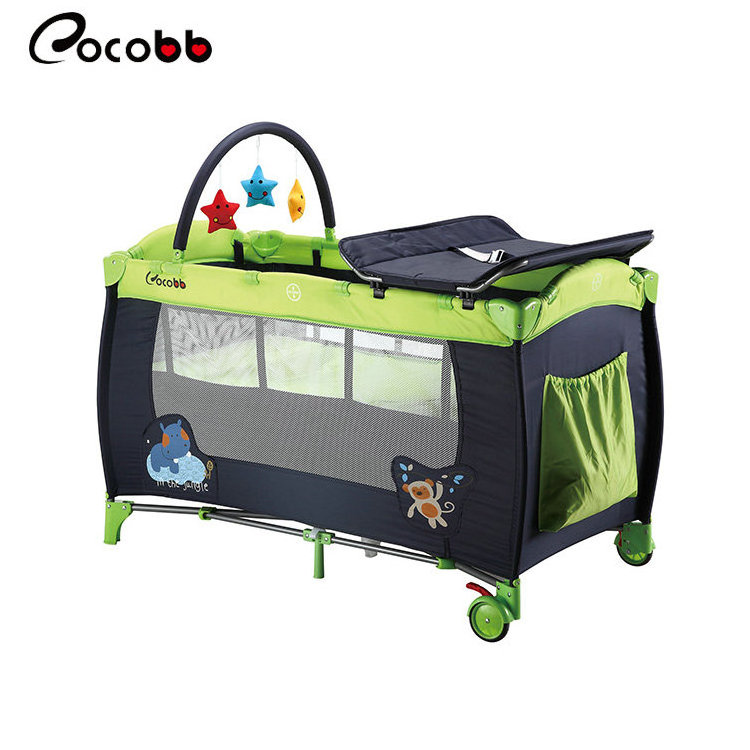 Eco-friendly foldable adult baby playard baby furniture playpen crib