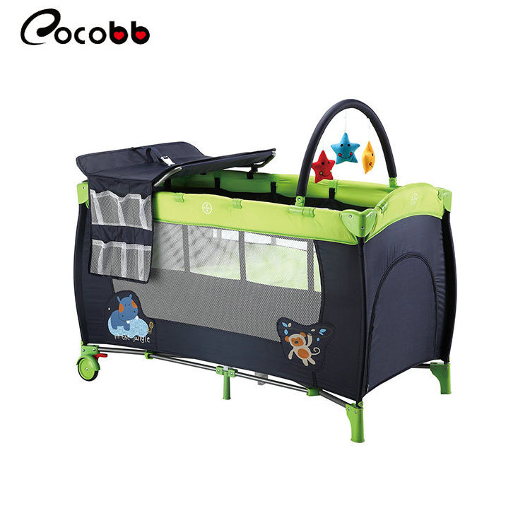 Eco-friendly foldable adult baby playard baby furniture playpen crib