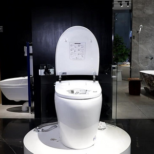 New design Automatic Operation Intelligent tankless wc Toilet One Piece Siphon Jet Flushing intelligent smart toilet smart toile