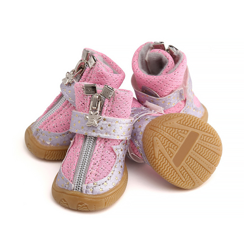 Wholesale Fashion Design Non-slip Breathable Puppy Dog Shoes for Small Large Dogs