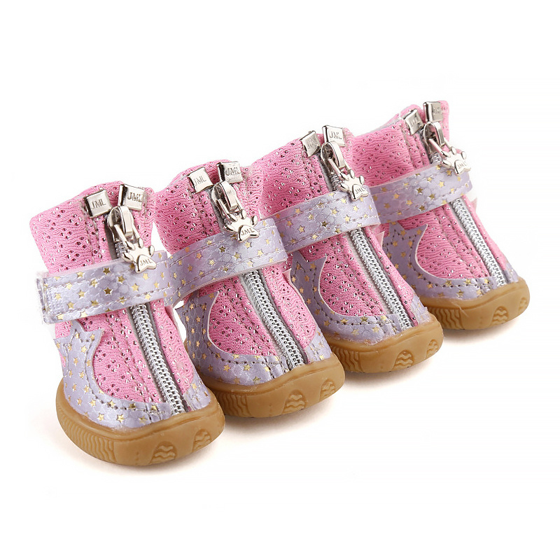 Wholesale Fashion Design Non-slip Breathable Puppy Dog Shoes for Small Large Dogs