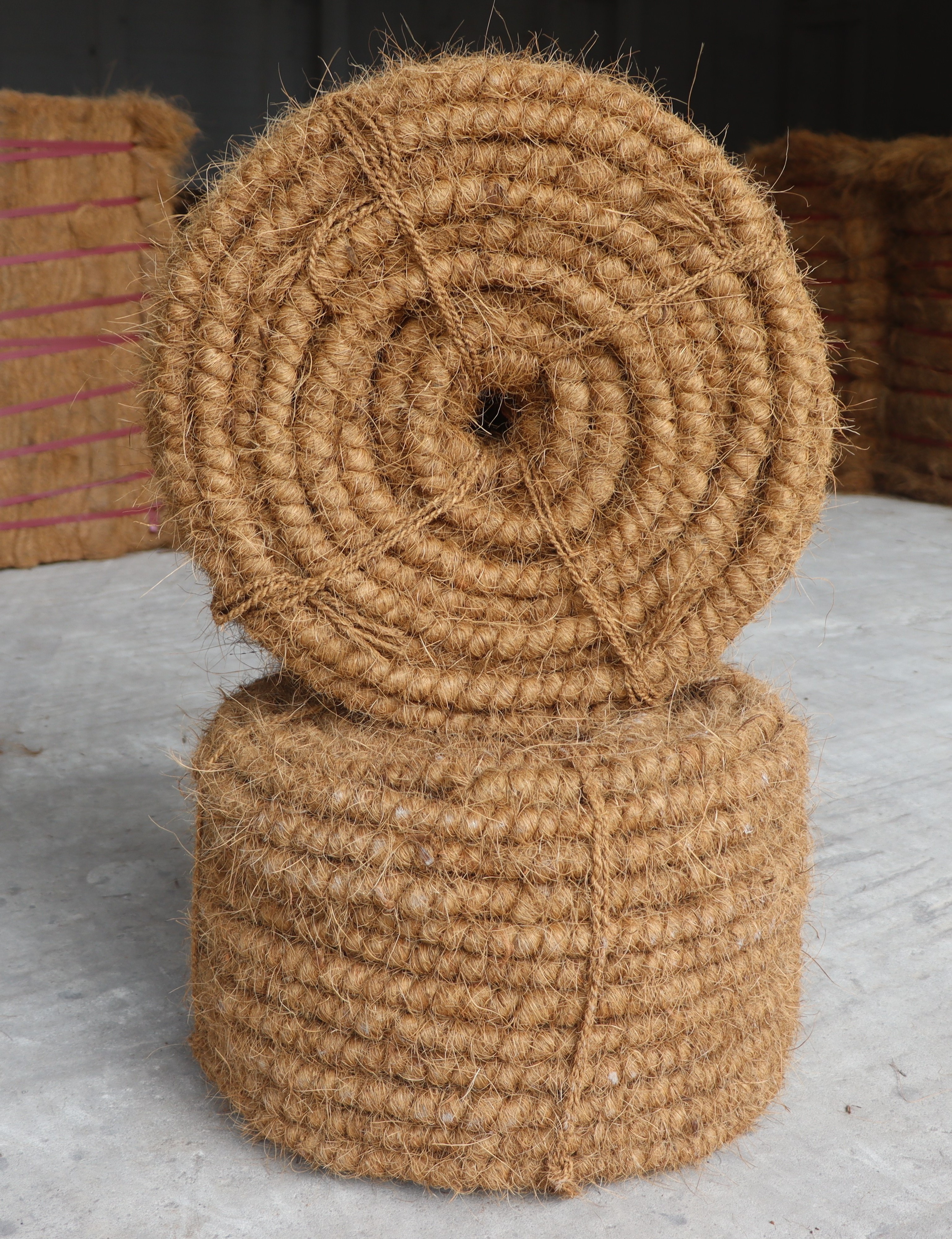 Machine twisted Coir Fibre for Mattresses made out of Coir Mix Fibre 100% Natural at cheap price