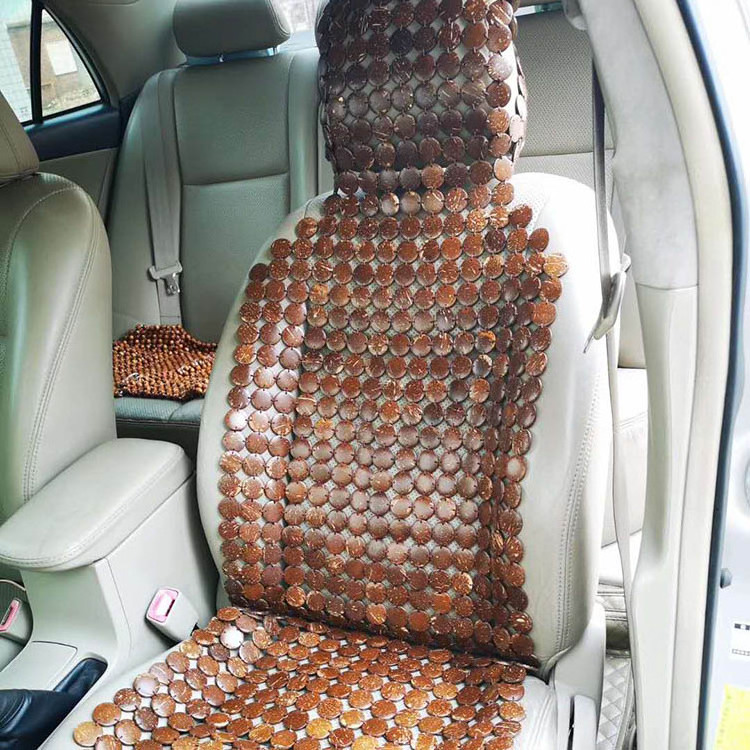 Hot sales Summer Function Universal Car Finished Seat Cool Natural Coconut buttons Covers Cushions