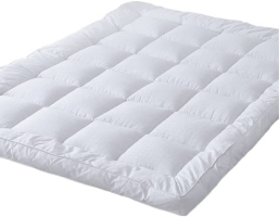 Soft White Goose Down Filled Bed Topper Mattress/Mattress Pad